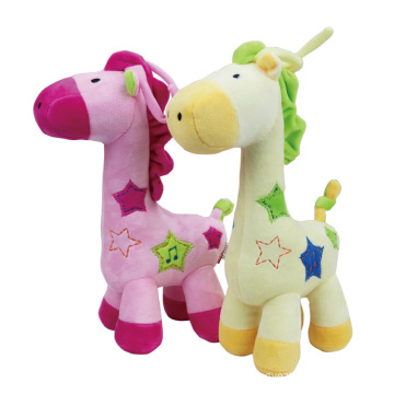 Jouets de girafe en peluche mignonne pour bébé